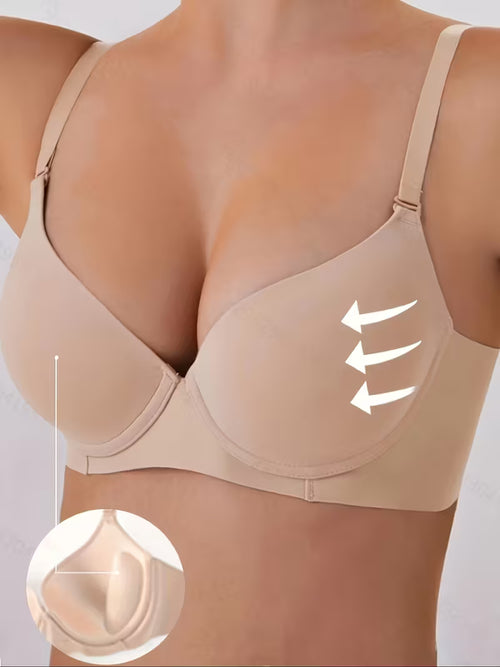 Bezszwowy biustonosz z fiszbinami – gładkie modelowanie i dyskretne wsparcie