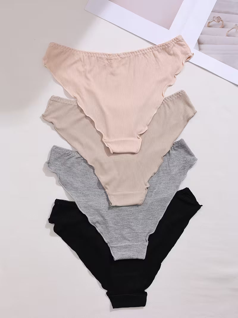 Zestaw damskich majtek z wiskozy – miękka codzienność i subtelny detal