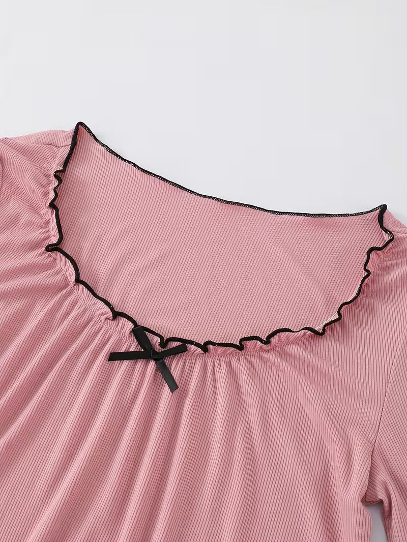 Damski zestaw piżamowy z wiskozy – elegancja i komfort na wiosnę i jesień