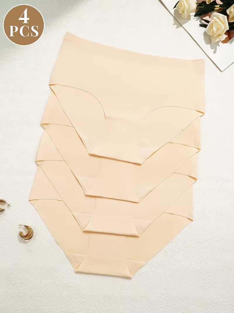 Zestaw 4 bezszwowych majtek – gładka linia i efekt drugiej skóry