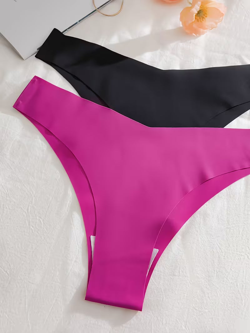 Zestaw bezszwowych majtek bikini 7 sztuk – pastelowe kolory i gładka linia