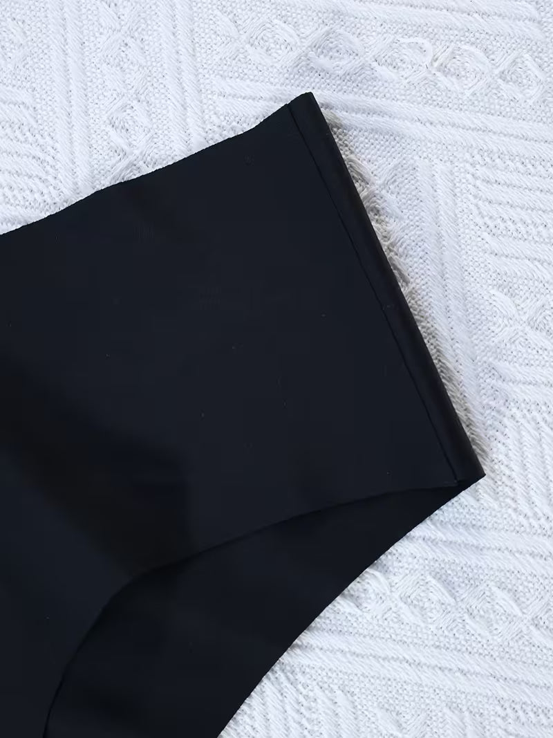 Zestaw bezszwowych fig damskich 6 sztuk – gładka forma i linia V