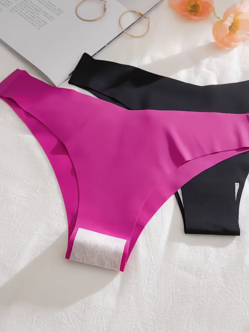 Zestaw bezszwowych majtek bikini 7 sztuk – pastelowe kolory i gładka linia